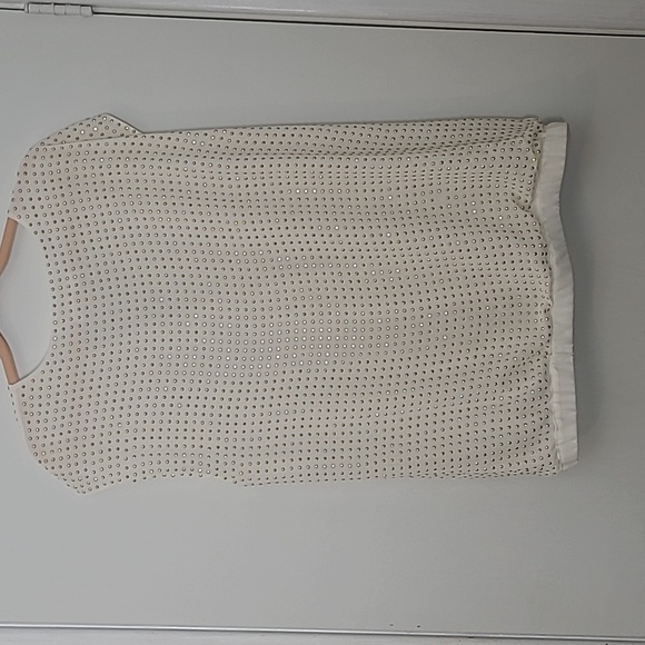 Michael Kors Large Woman's Sleeveless Crossover Blouse - Picture 2 of 6